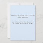 Moderne Feier der Einladung zur Bewahrung des Lebe (Rückseite)