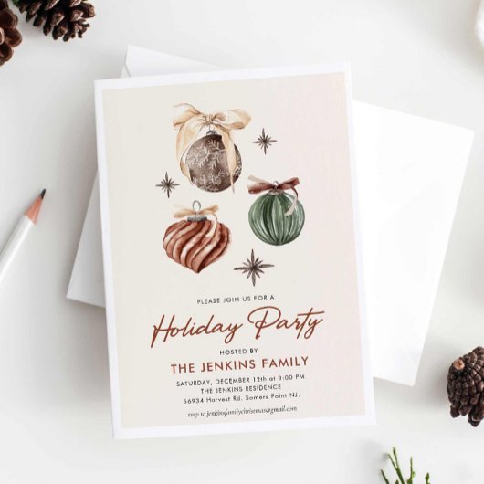 Moderne Feier Einladung