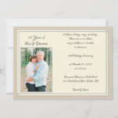 Moderne Feier zum 25. Jahrestag Einladung (Vorderseite)