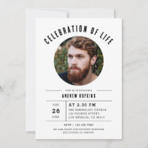 Moderne Feier zum Foto der Beerdigung des Lebens