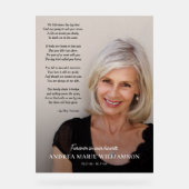 Moderne Feier zum Foto des Lebens Acrylschild (Vorderseite)