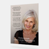 Moderne Feier zum Foto des Lebens Acrylschild (Winkel)