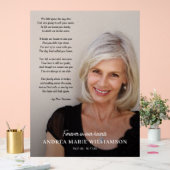 Moderne Feier zum Foto des Lebens Acrylschild (Hochzeit)