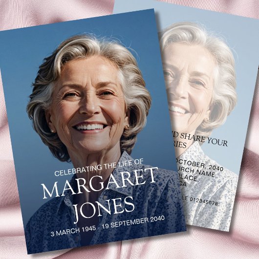 Moderne Feier zum Foto des Lebens Einladung