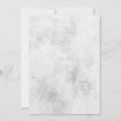 Moderne Feier zur Gedenkfeier des Lebens Einladung (Rückseite)