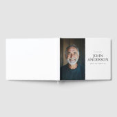 Moderne Feier zur Gedenkfeier des Lebens Gästebuch (Voll)