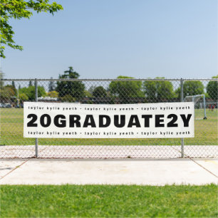 Moderne Feiern Sie Ihre Grad-Graduate-Klasse Banner