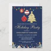 Moderne Feiertage Einladung (Vorderseite)