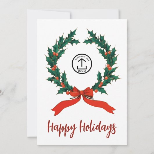 Moderne Feiertage mit Ihrem Logo (Vorderseite)