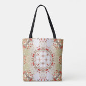 Moderne Feiertagsblumen-Tragetasche Tasche (Rückseite)