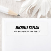 Moderne, feine Elegant Schlicht Schwarz & Weiß (Insitu)