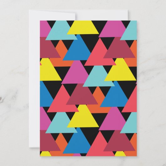 Moderne, feine, helle und farbenfrohe Script Weddi Einladung (Rückseite)