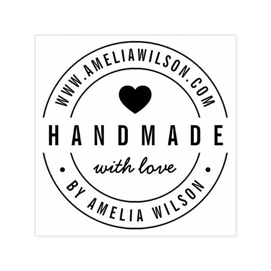 Moderne, feine Website mit Liebe Permastempel (Design)