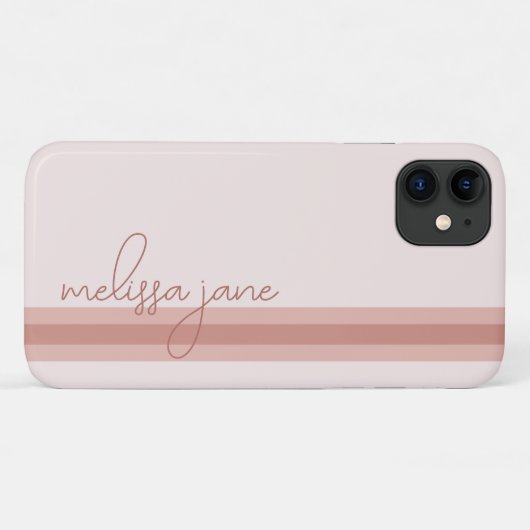 Moderne Feminine iPhone Case (Rückseite (Horizontal))