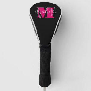 Moderne feminine Monogram kundenspezifisch Golf Headcover