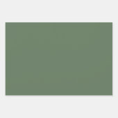 Moderne Ferien Blassrosa Weihnachtsgrün Schatten Geschenkpapier Set (Vorderseite 3)