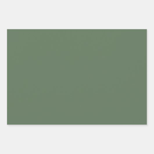 Moderne Ferien Blassrosa Weihnachtsgrün Schatten Geschenkpapier Set (Vorderseite 3)