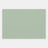 Moderne Ferien Blassrosa Weihnachtsgrün Schatten Geschenkpapier Set (Vorderseite 2)