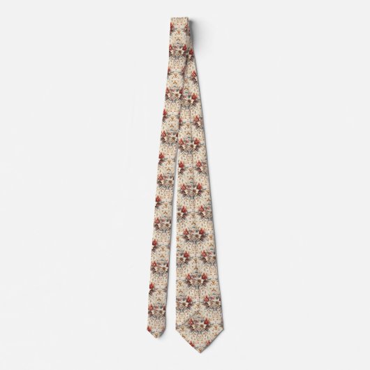Moderne Ferien Blume Neck Tie Krawatte (Rückseite)
