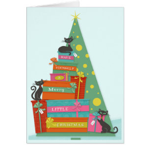 Moderne Ferienkatzen des Mittelalters