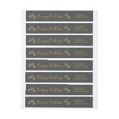 Moderne Ferienwohnung rund um das Label - grau (Bogen)