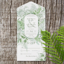 Moderne Fern Green Folies Weiß kein Abendessen