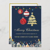 Moderne Festivals-Website Business-Urlaubskarte Feiertagskarte (Vorne/Hinten)