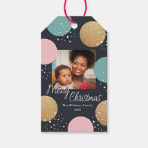 Moderne festliche Punkte Schnee Foto Weihnachten