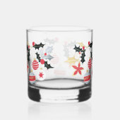 Moderne Festlichkeiten & Holly Trinkbehälter Set Whiskyglas (Rechts)