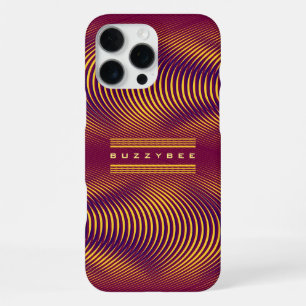 Moderne, fett, abstrakt, lila, einzigartig, trippy iPhone 16 pro max hülle