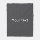 Moderne, fett bearbeitbare Bezeichnung, Firma oder Fleecedecke (Vorderseite)