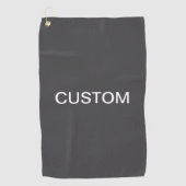 Moderne, fett bearbeitbare Bezeichnung, Firma oder Golfhandtuch (Vorderseite)