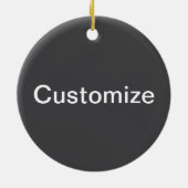 Moderne, fett bearbeitbare Bezeichnung, Firma oder Keramik Ornament (Hinten)