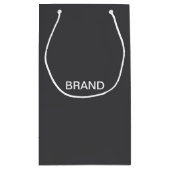 Moderne, fett bearbeitbare Bezeichnung, Firma oder Kleine Geschenktüte (Rückseite)