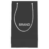 Moderne, fett bearbeitbare Bezeichnung, Firma oder Kleine Geschenktüte (Vorderseite)