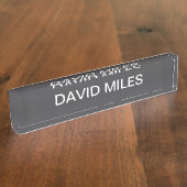 Moderne, fett bearbeitbare Bezeichnung, Firma oder Namensplakette (Seite)