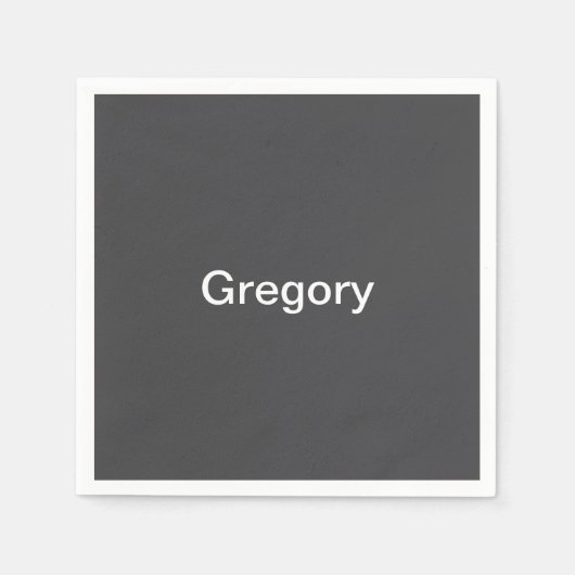 Moderne, fett bearbeitbare Bezeichnung, Firma oder Serviette (Vorderseite)