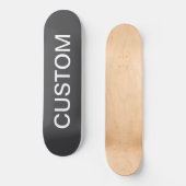 Moderne, fett bearbeitbare Bezeichnung, Firma oder Skateboard (Vorderseite)
