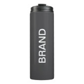 Moderne, fett bearbeitbare Bezeichnung, Firma oder Thermosbecher (Vorderseite)