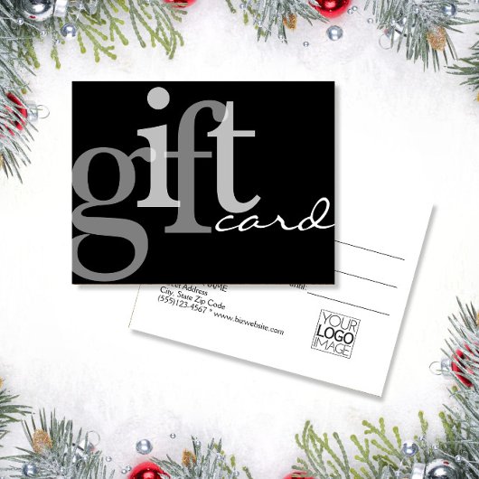 Moderne, fett formatierte Black Add Logo-Geschenkk