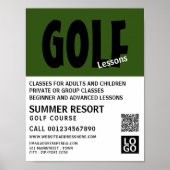 Moderne, fett, GoIf-Lektion Werbung Poster (Vorne)