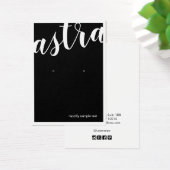 Moderne, fett kalligraphische Black Display Card (Schreibtisch)