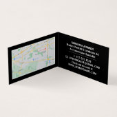 Moderne fett, Künstlerausstellung, im Detail Visitenkarten (Innenseite)