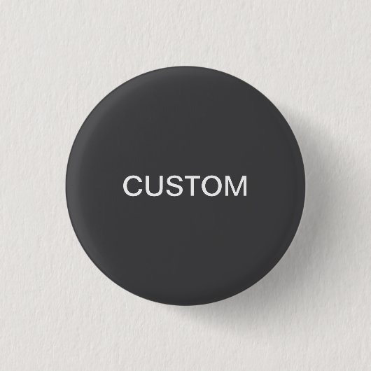 Moderne fette editierbare Name, Geschäft oder Mark Button (Vorderseite)