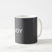 Moderne fette editierbare Name, Geschäft oder Mark Kaffeetasse (VorderseiteRechts)