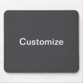 Moderne fette editierbare Name, Geschäft oder Mark Mousepad (Vorne)