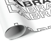Moderne, fette Labrador-Typografie-Grafik Geschenkpapier (Rolleneckpunkt)