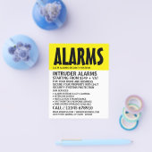 Moderne, fette Sicherheitswarenwerbung Flyer (Einzeln)