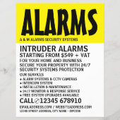 Moderne, fette Sicherheitswarenwerbung Flyer (Vorne)