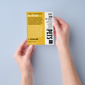 Moderne, fette, sitzende Servicewerbung Flyer (Gruppe)